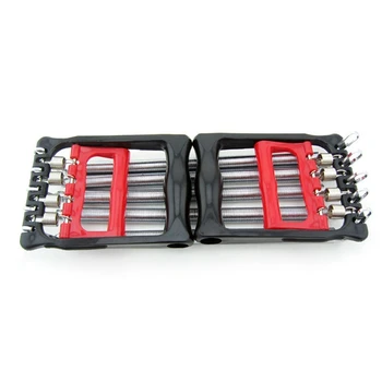 

Chest Expander Hand Gripper 5 Springs Muscle Pulling Exerciser Fitness Multi Function