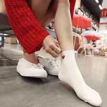 Отдел корейской вышивки Весна и осень любовь носки хлопок махровые носки японские сапоги литературное движение женские носки