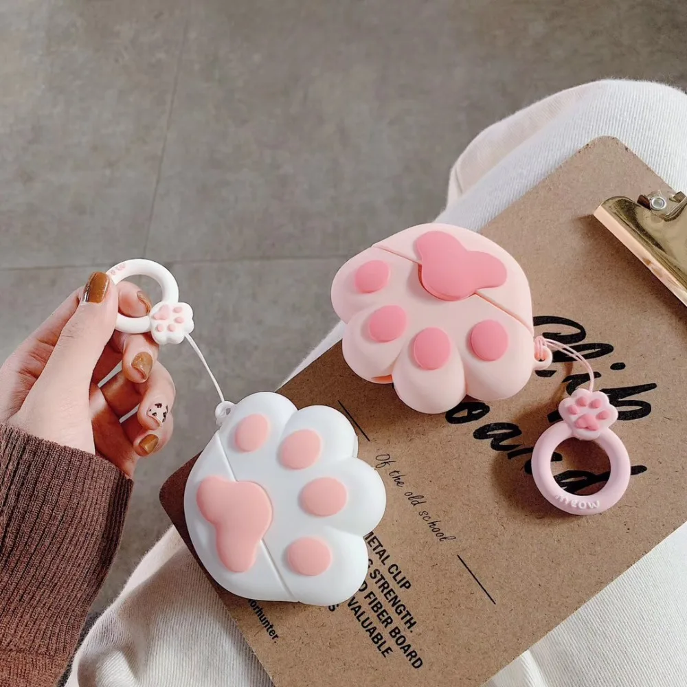 Чехол с когтями для Airpods Pro Чехол для airpods Мягкий силиконовый чехол