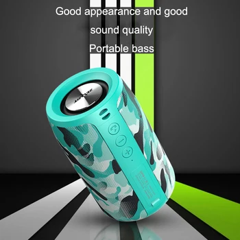 

2020 New S32 Wireless Bluetooth Speaker Outdoor Mini Portable 3D Stereo Sound Speaker TF Card Music FM Radio Wireless Subwoofer