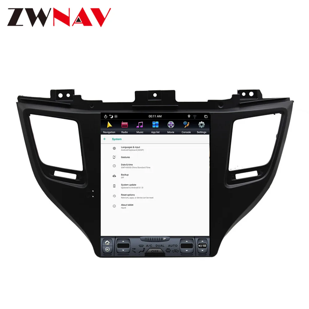 Top Android 8.1 Tesla style Car GPS Navigation For Hyundai Tuscon 2015+ Head unit multimedia player Auto stereo radio tape recorder 2 Top Android 8.1 Tesla style Car GPS Navigation For Hyundai Tuscon 2015+ Head unit multimedia player Auto stereo radio tape recorder 2