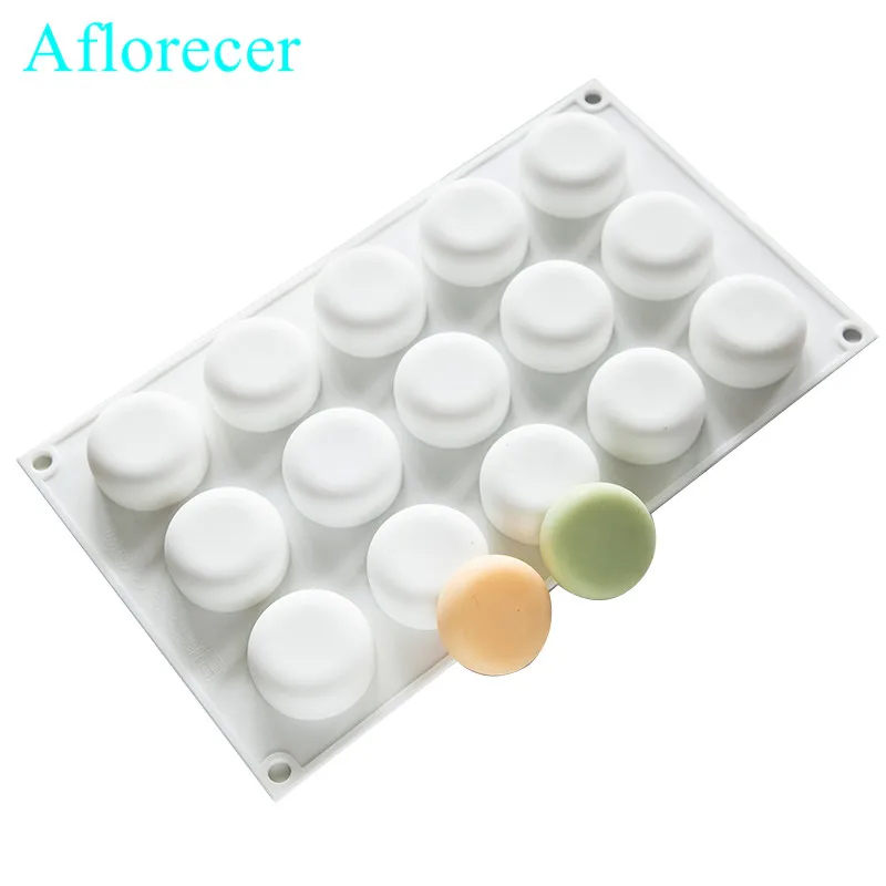Round Food Grade Silicone Mold Hand-made Soap Silicone Mold High Temperature Resistant Easy Release soap Making Supplies silicone mold,soap molds