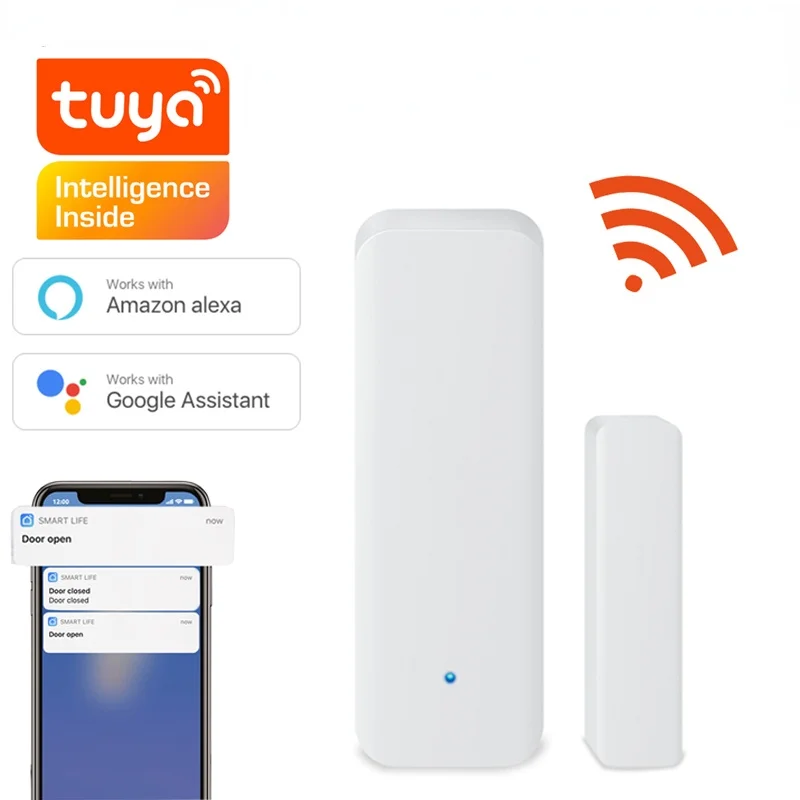 Умные детекторы открытой/закрытой двери Security Tuya Wi-Fi уведомления оповещения