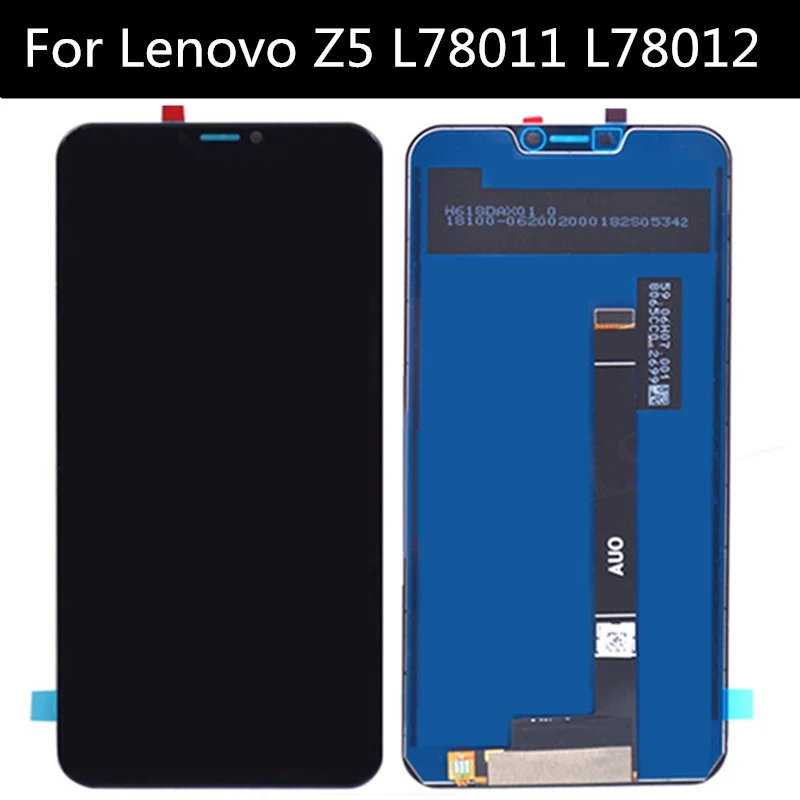 ЖК-дисплей и сенсорный экран в сборе для Lenovo Z5 L78011 L78012 сменный ЖК-экран телефона |
