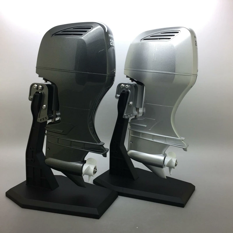 

Honda Outboard Motor Scale 1/8 RC Boats Model Ship-1pec /Packet -Sliver/Gray For RC Racing Engine Water Cooling System Part