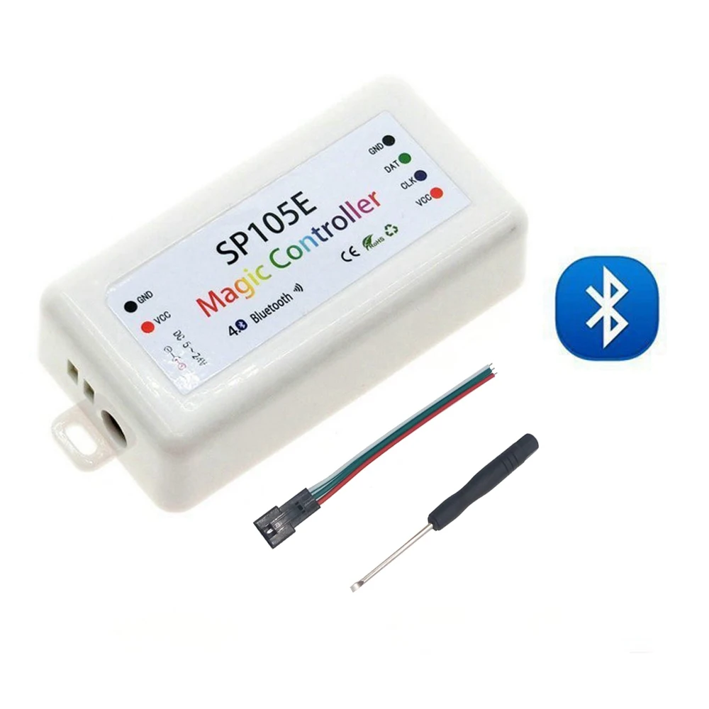 Bluetooth музыка Wifi RGB контроллер светодиодной ленты для WS2812B WS2811 SK6812 UCS1903 LPD6803 WS2801