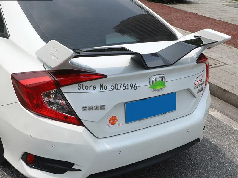 Подходит для Honda Civic 10 ABS yofer стиль задний спойлер заднего крыла 16