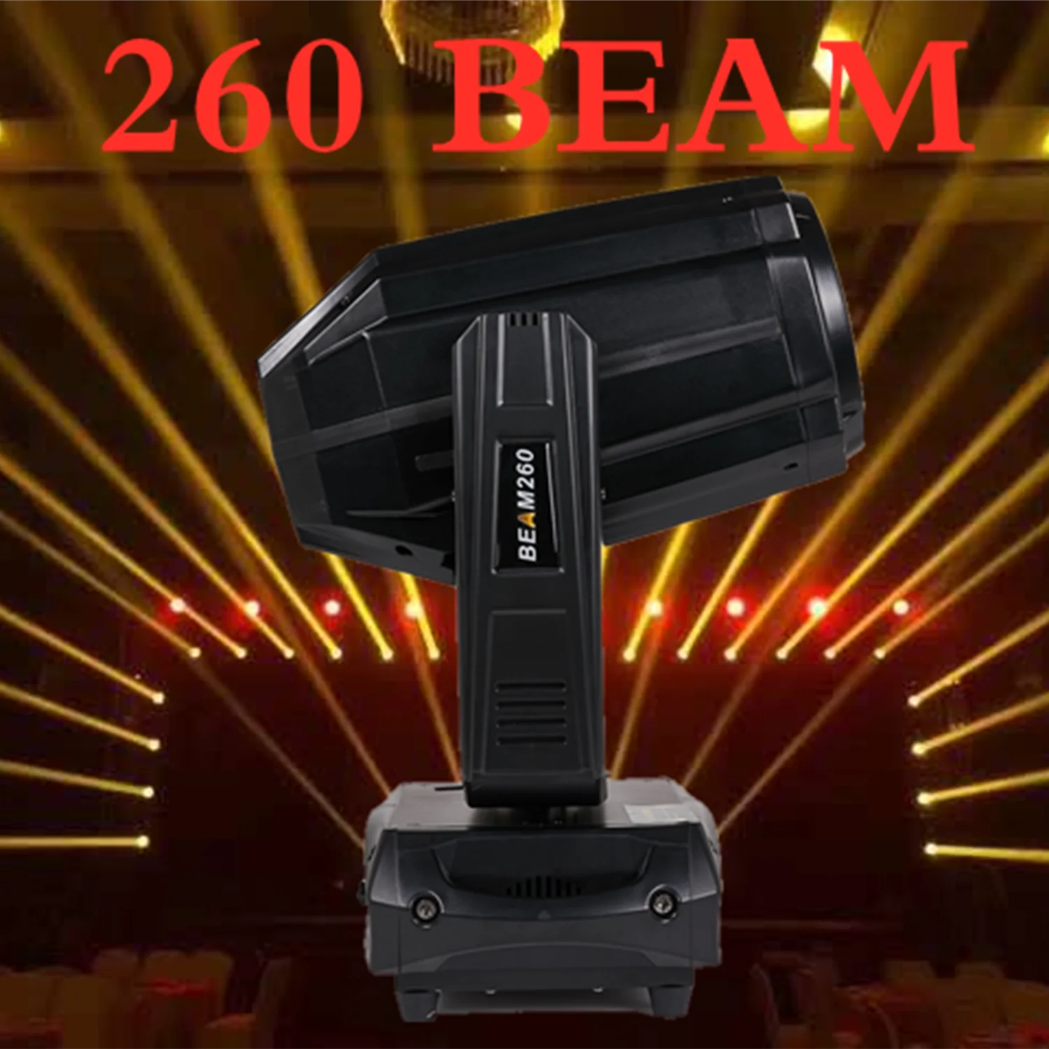 F& GHaz de 260 10R etapa DJ Дискотека luz DMX512 управление каналом de gobo cabeza luz 14 цветов con efecto de arco iris