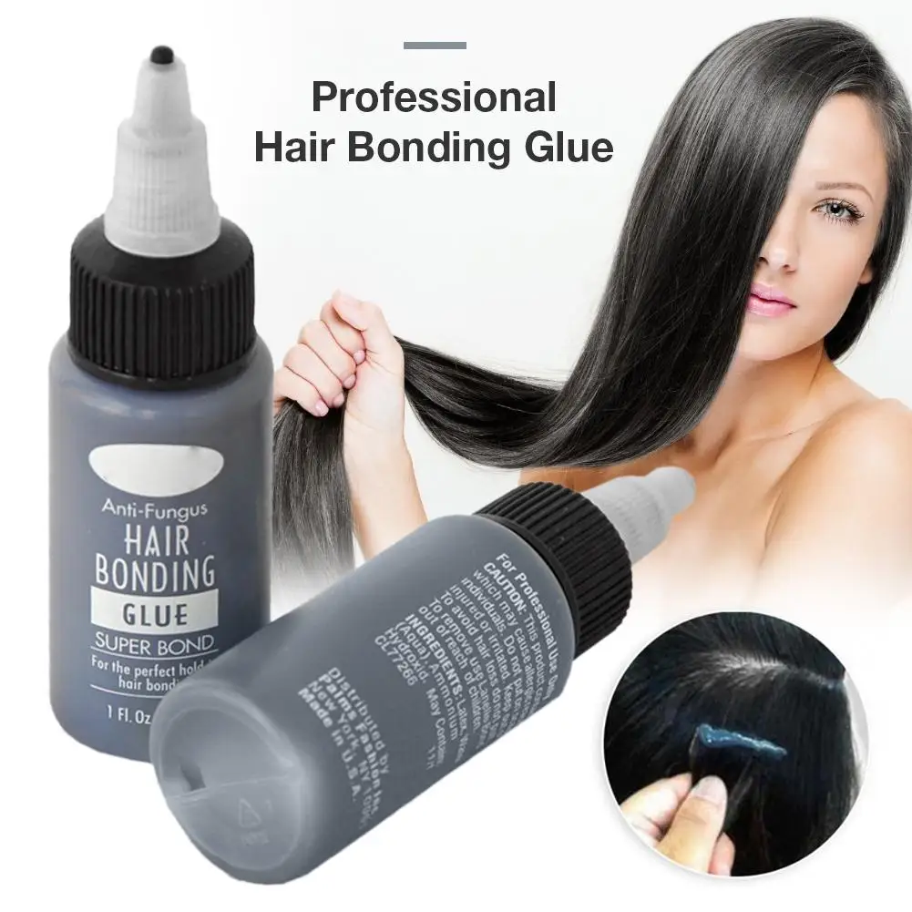 

1 Bottle Hair Tools Hair Bonding Glue Super Bonding Liquid Glue For Weaving Weft Wig Hair Extensions Professional Salon Liberal