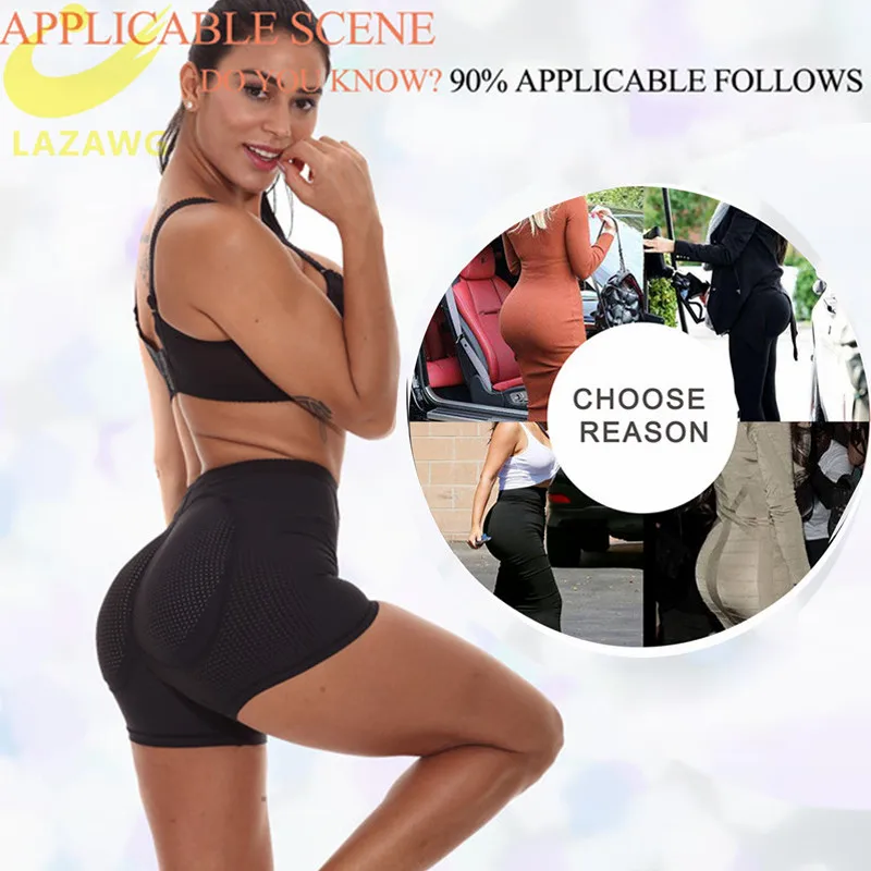 LAZAWG женские управляющие трусики Butt Lifter Hip Enhancer Сетчатое дышащее нижнее белье попа пуш-ап большая задница искусственная для ягодиц попа пуш-ап