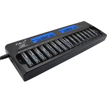 

16 Slot Lcd Display Smart Battery Fast Charger Multi-function fast charge and discharge KTV microphone