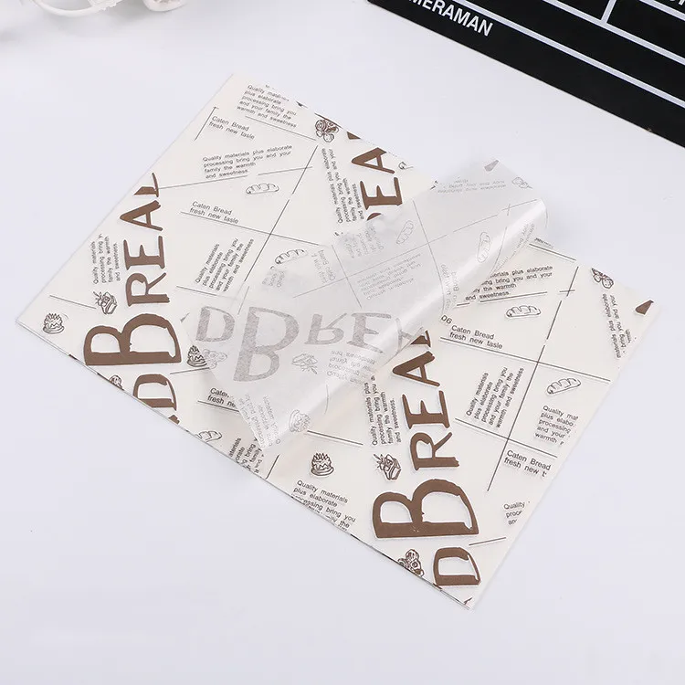 Coffee English 2000x(26x36 см) Воск Бумага пищевая упаковка Бумага пергамент для выпечки бумага для гамбургера - Цвет: Coffee English