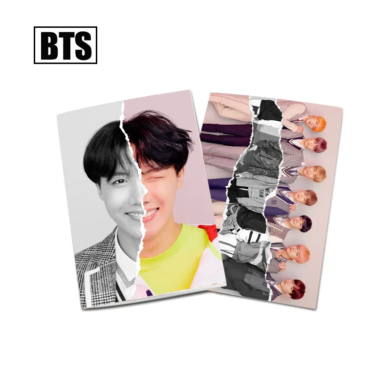 notebook JHOPE K pop Bangtan boys kawaii альбом карта персонажа ломо карты kpop фотокниги бродячие дети kpop - Цвет: notebook JHOPE