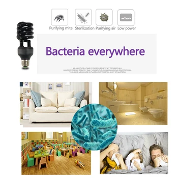 

2020 Essential E27 UV Germicidal Light 40w UVC LED Sterilizer Lamp Household Bactericidal Lamp Ultraviolet Disinfection Bulb