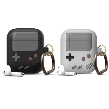 

Silicone Cover Case for AirPods Case Cover Compatible with for Airpods pro Case Classic Game Player Design Case with Keychain