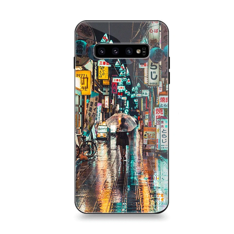 Мобильный чехол для телефона Стекло для samsung A10 A20 A30 A40 A50 A60 A70 S7 край S8 Plus Note 8 9 S10 крышка парным телефон фон - Цвет: G9