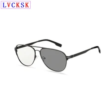 Из нержавеющей стали пилот фотохромные солнцезащитные очки для чтения для женщин и мужчин Пресбиопия очки лупа водительские очки N5