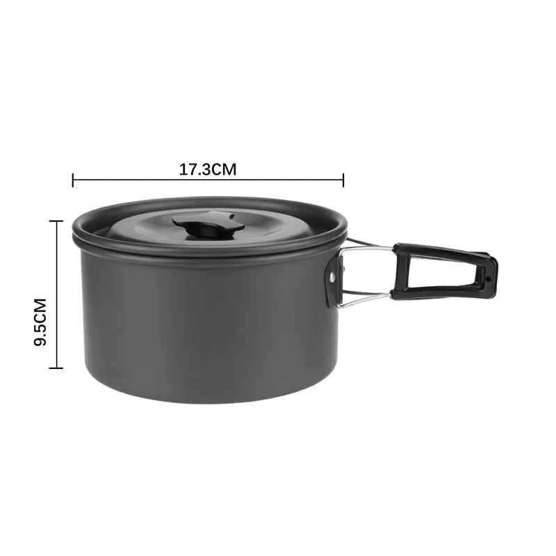 Набор кастрюль из алюминиевого сплава для 4 5 человек|outdoor cookware|cookware for campingcamping pot set