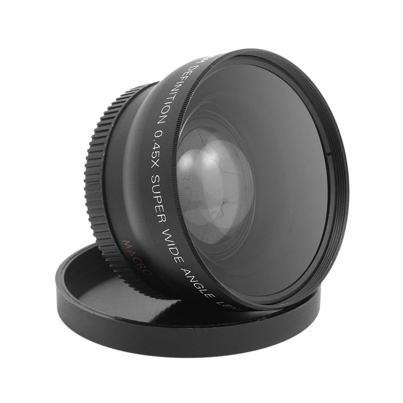 58 мм 0.45x Широкоугольный объектив DSLR камеры с макрообъективом для Canon Nikon sony Pentax