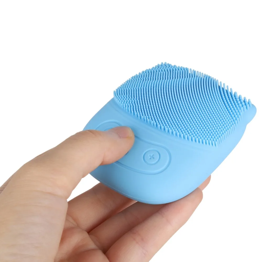 Device Cleansing Pores Silicone Facial Cleansing Brush Electric Face Washing Face Skin Care Tools