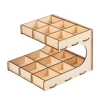 

DIY Multifunctional Wooden Model Organizer Tools Storage Box