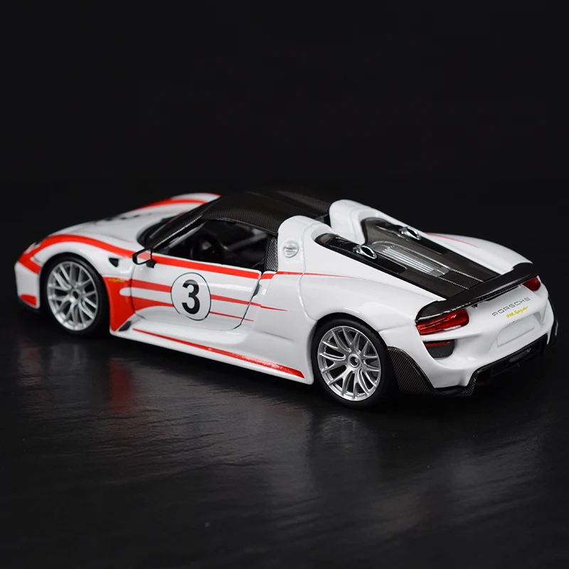 Bburago 1:24 918 Weissach спортивный автомобиль статическое моделирование литья под давлением сплав модель автомобиля