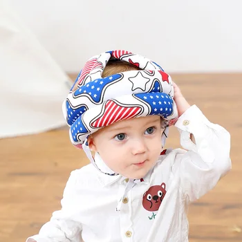 

Baby Anti-fall Headguard Cap Comfortable Breathable Soft Leisure Fashionable Chic Infant Safety Helmet Learn To Walk Hat