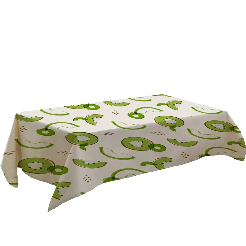 OUNEED Tablecloth Disposable Fruit Waterproof Pattern Rectangular Tea Table Cover Thick Dining Home Decor Table Cloth Cover#45