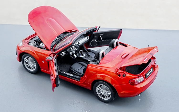 1:18 Высокая тщательная мазда5 MX5 Roadster сплав модель автомобиля статические металлические модельные автомобили с оригинальной коробкой