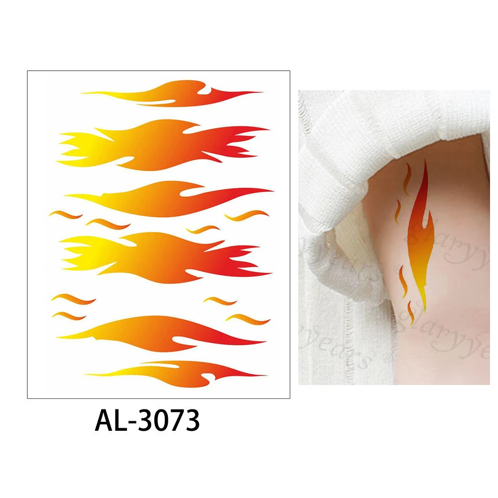 AL-3073 Glaryyears 1 шт. временные татуировки наклейки красочные поддельные Монстры флэш водонепроницаемые Модные маленькие тела Искусство мужчины женщины ребенок - Цвет: AL-3073