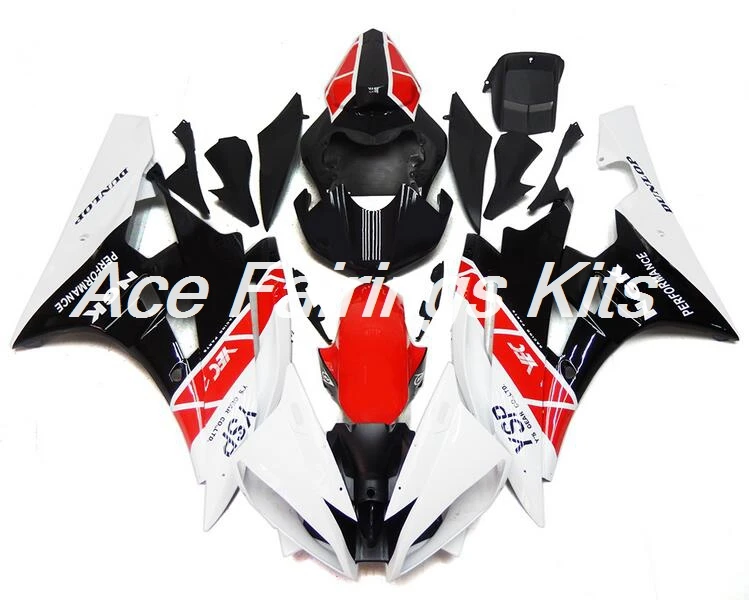 Полный обтекатели подходит для Yamaha YZF 600 R6 06 07 YZF-R6 2006 2007 ABS пластик мотоцикл обтекатель комплект капот Лидер продаж YSP