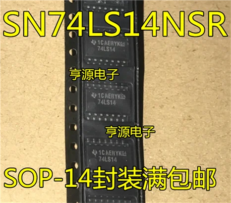 SN74LS14 SN74LS14NSR 74LS14 5,2 мм лапками углублением SOP-14