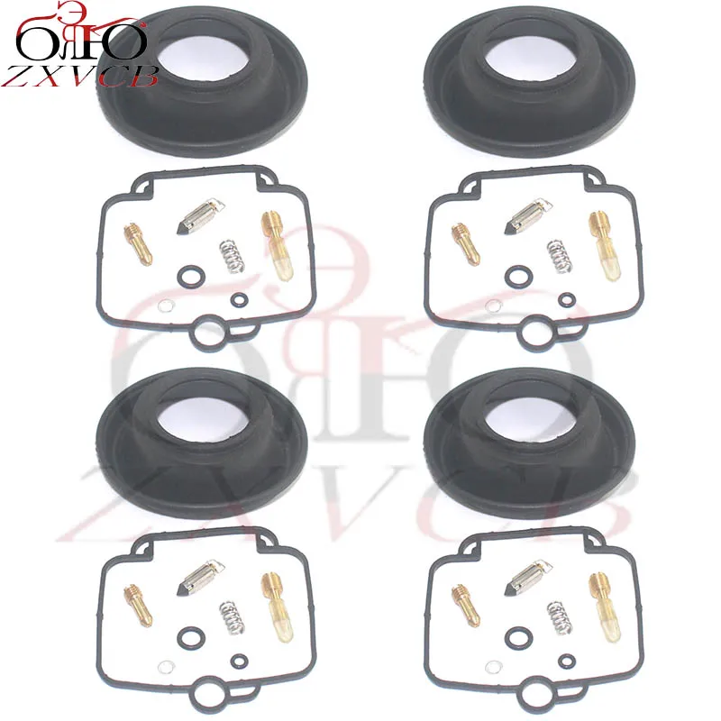 4set for GSX750F GR78A 1989-1996 GSX750 GSX 750 F 750F Motorcycle carburetor repair kit plunger diaphragm parts