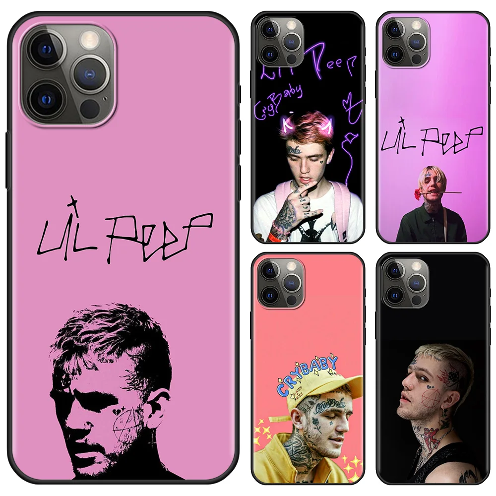 Чехол для смартфона Apple iPhone 11 13 12 Pro Max Mini XR X 7 6S 8 Plus 5 фотоблесток XS SE(2020) чехол Lil Peep Bo