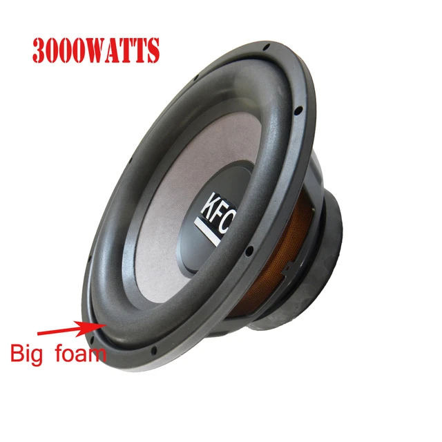 Super Power 3000w 4 Ohm Car Audio Speaker Big Foam Coating Non-press Cone Basket Van Loud Subwoofer Free Shipping - Speakers - AliExpress