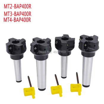 

Integral indexable end mill, Mohs handle MT2MT3 MT4BAP400R-50mm face milling head for APMT1604 insertsMechanical milling machine