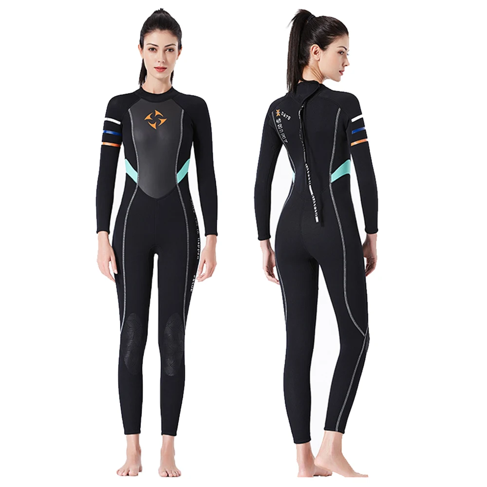 

Neoprene 3MM Wetsuit Women Windsurf Suit Kitesurf Equipment Scuba Diving Snorkeling Surf Clothes Spearfishing Underwater Fishing