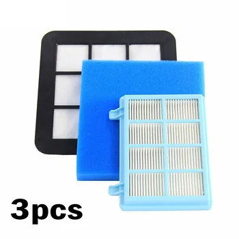 

3x Washable Motor Foam Filter Replacement Kit For Philips 9331/09, FC9332/09
