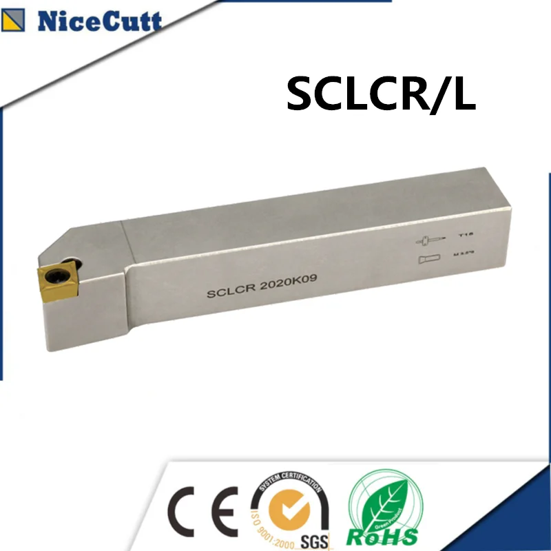Nicecutt токарные инструменты SCLCR серии внешний токарный инструмент держатель для CCMT вставить токарный инструмент держатель