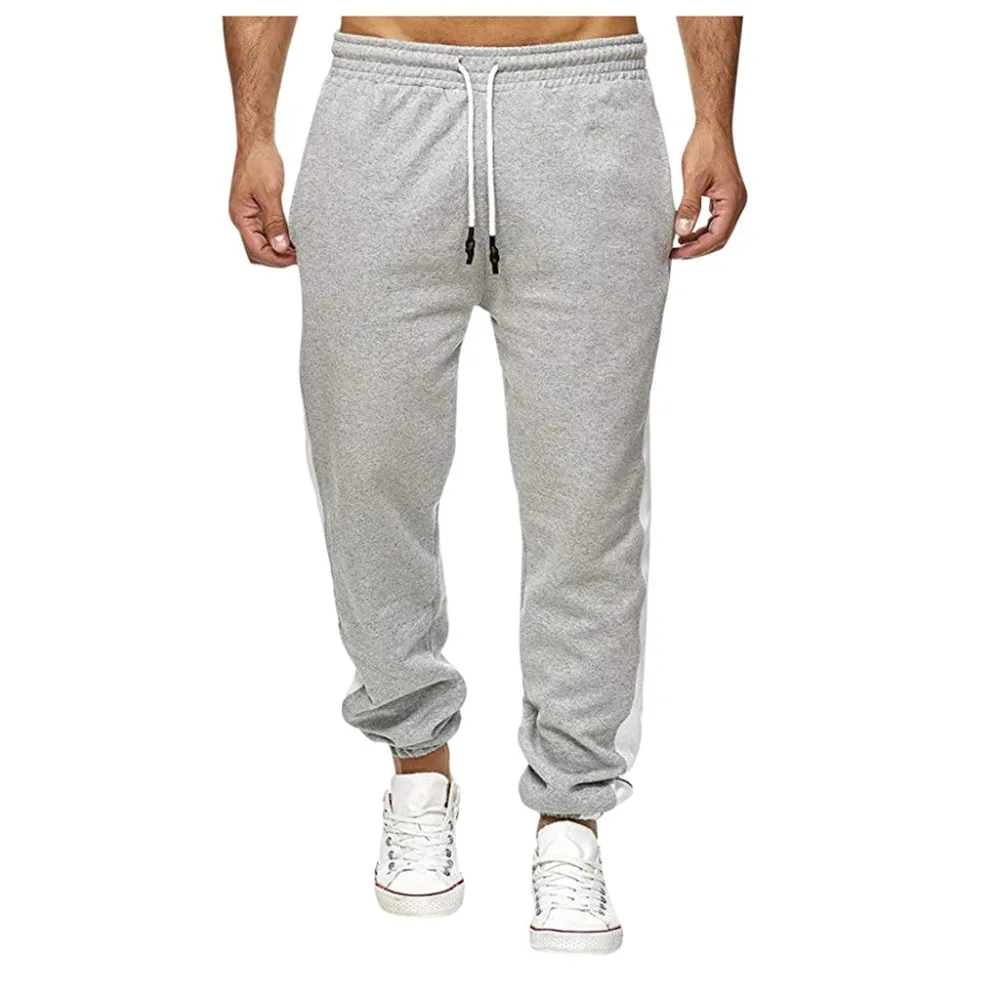 Winter Cotton Sweatpants Long Pants Solid Men Straight Pants Basketball Run Football Jogging Men Fitness Sport Trousers s26
