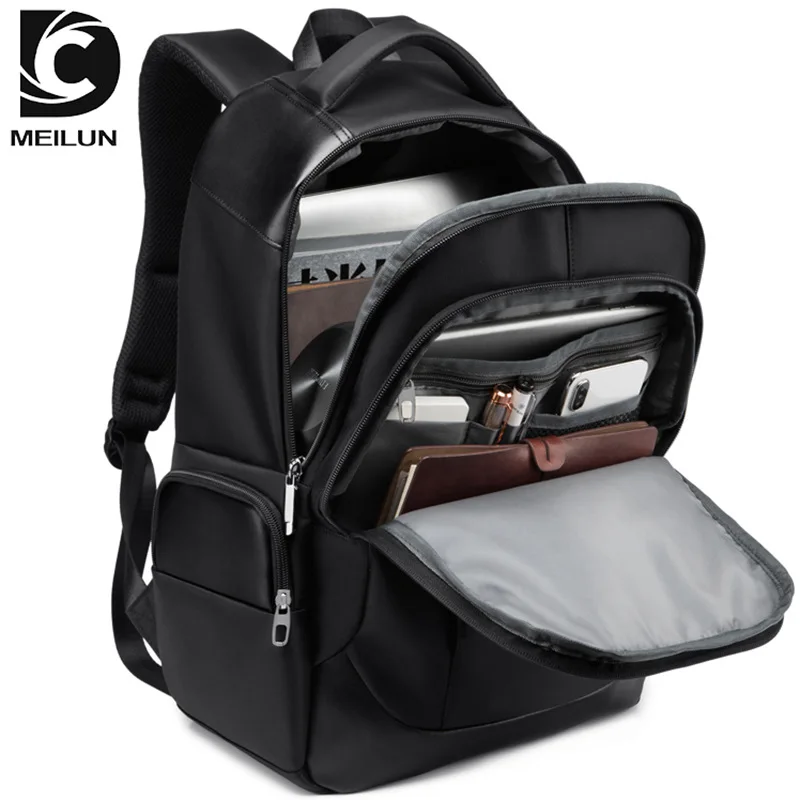 Men Laptop Backpack for 15 ''Computer Waterproof School Backpack Bag for teenage Canvas Shoulder Backpack