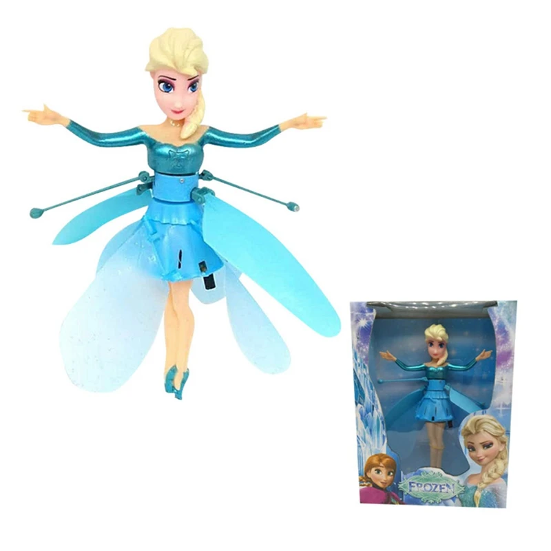 Принцесса Фея магический Летающий подвесной самолет контроль снега управляемые летающие куклы игрушки подарок