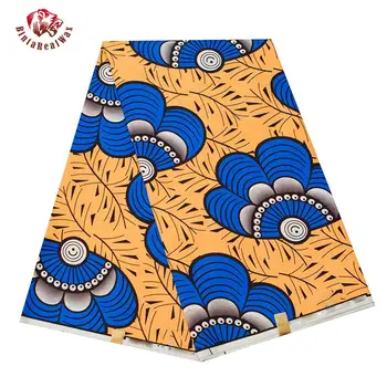 

100% Polyester Batik African Ankara Fabric Wax Africain Nigerian Wholesale Fabric for Dresses African Ankara Print Fabric FP6303