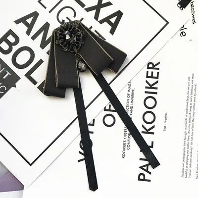 17 Женская рубашка, лента, бант, брошь на булавке, галстук-бабочка, броши, аксессуары для женщин, Бабочка, броши-булавки, значок для вечерние, для свадьбы, официанта - Цвет: 17