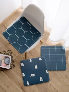 

40*40cm Home Office School Memory Form Chair Cushion Anti Slip Square Seat Mat Chair Pad almofadas Household Gadgets tools