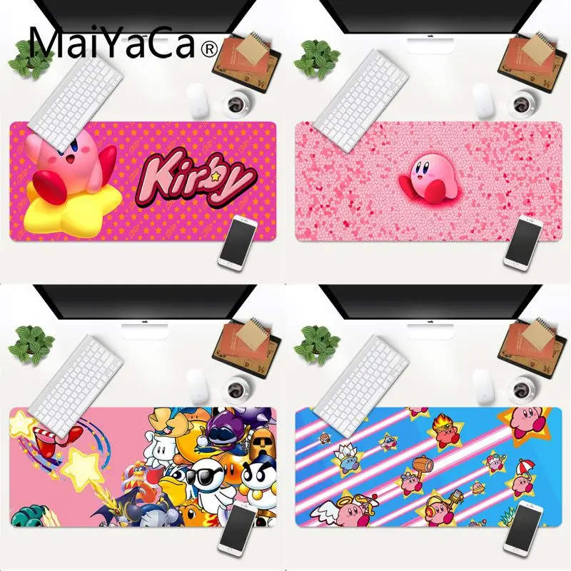 

MaiYaCa Boy Gift Pad Kirby Comfort Mouse Mat Gaming Mousepad Gaming Mouse Pad Large Deak Mat 600x300mm for overwatch/cs go