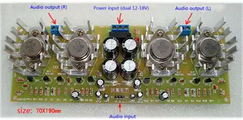 

High Power 100W*2 OCL Two Channel Amplifier Board Module Electronic DIY Kits