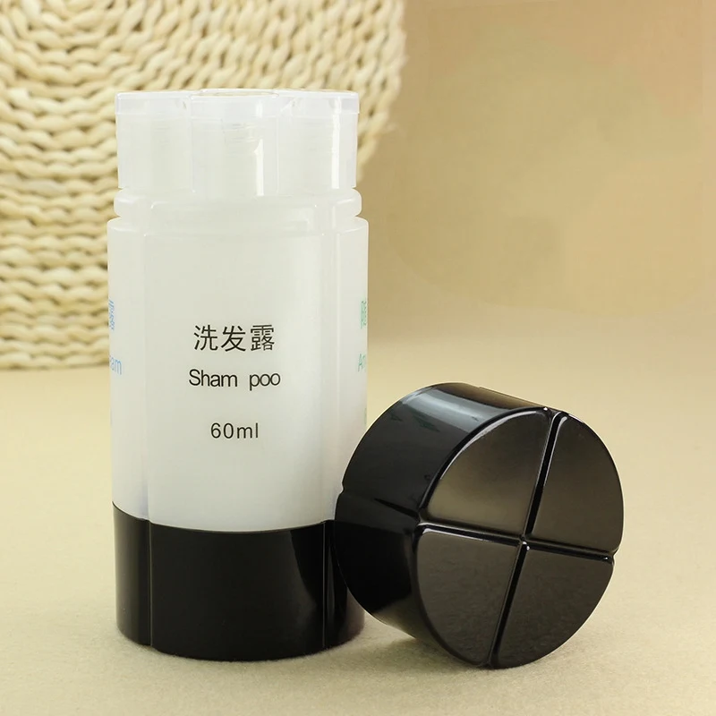Black 60ml Hot Sale Sub Bottle Durable Emulsion Bottle for Shampoo Bath Refillable Perfume Bottles Small Sample Container Portable Atomizer - Цвет: Black 60ml