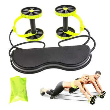 

Ab Roller Wheel Abdominal Muscle Trainer Wheel Multi-functional Arm Waist Leg Exercise Gym Fitness Equipments Exercise