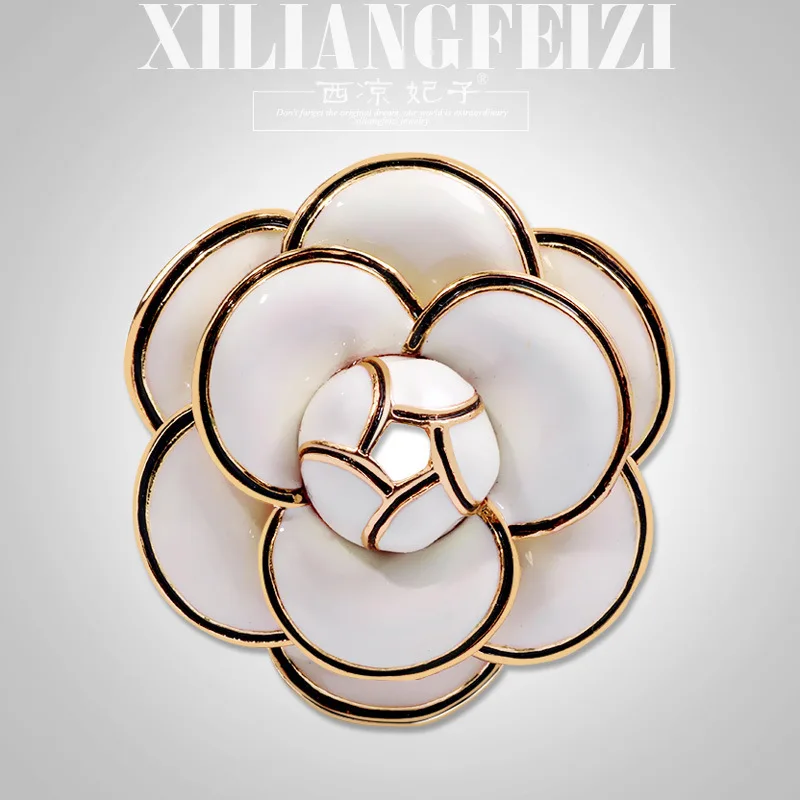 

Xiliang Concubine Spring And Summer New Style Graceful Camellia Simple Brooch Elegant Women's South Korea Ornament X949